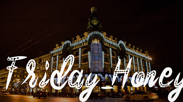 Friday_Honey Font