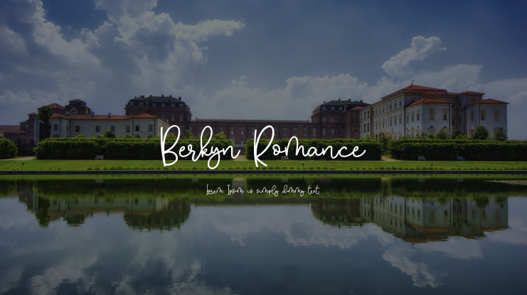 Berkyn Romance Font