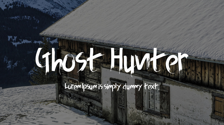 Ghost Hunter Font