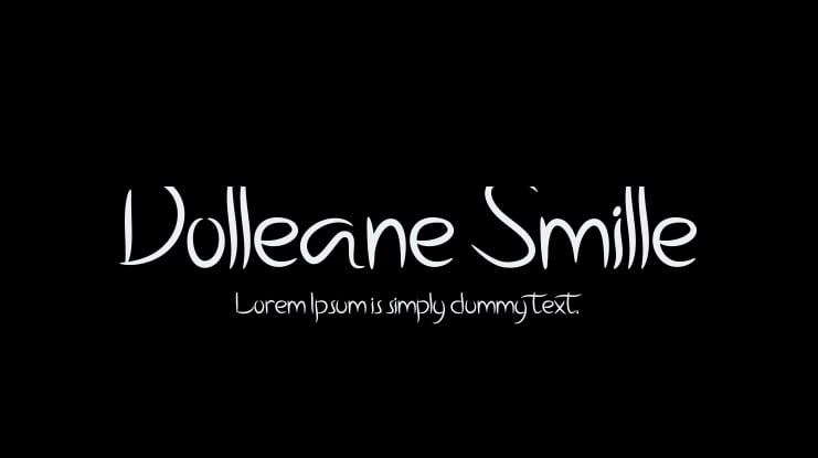 Dolleane Smille Font