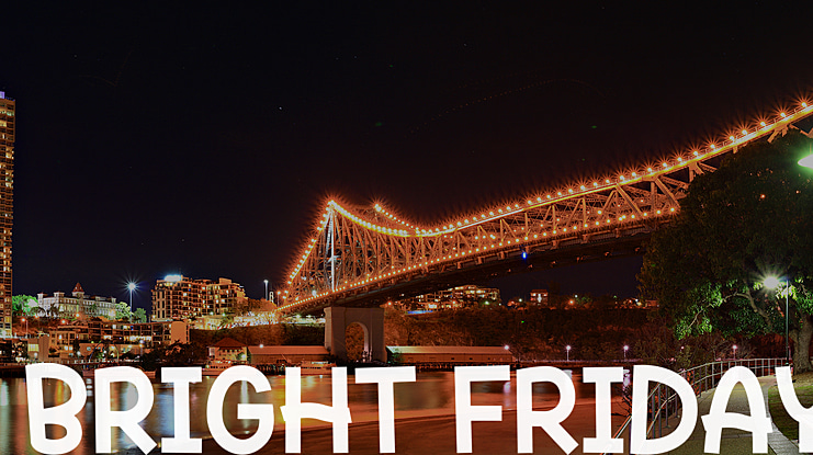 Bright Friday Font
