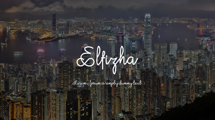 Elfizha Font