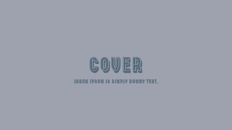 Cover Font