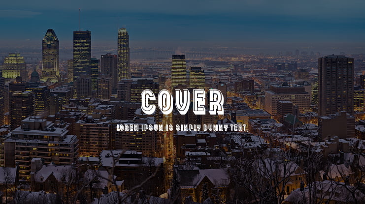 Cover Font