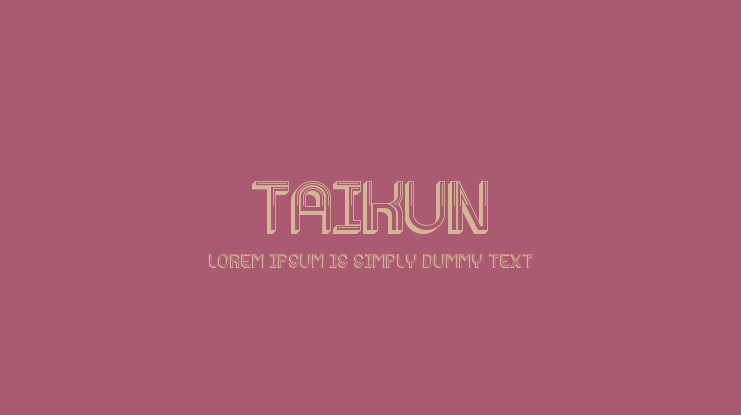 Taikun Font