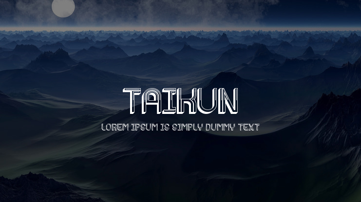 Taikun Font