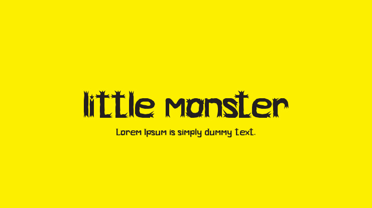 little monster Font