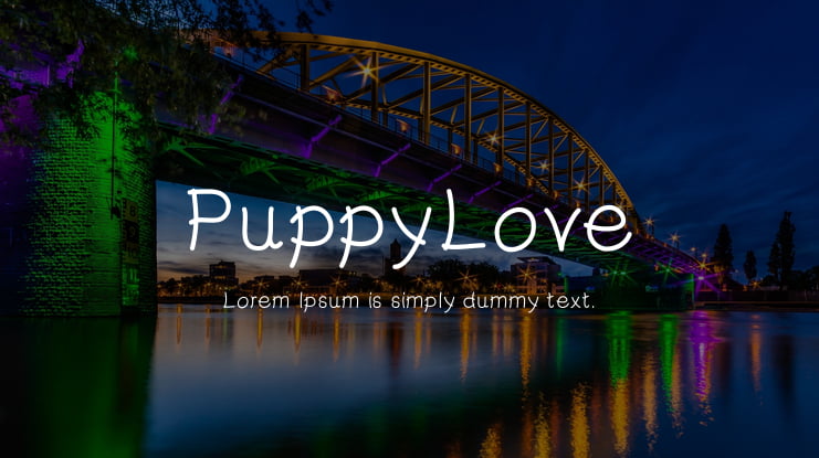 PuppyLove Font Family