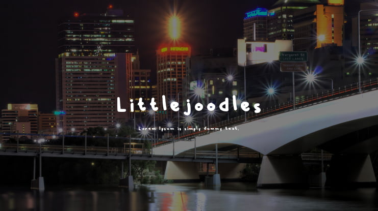 Littlejoodles Font