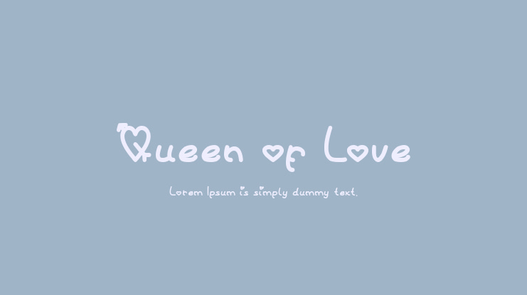 Queen of Love Font Family