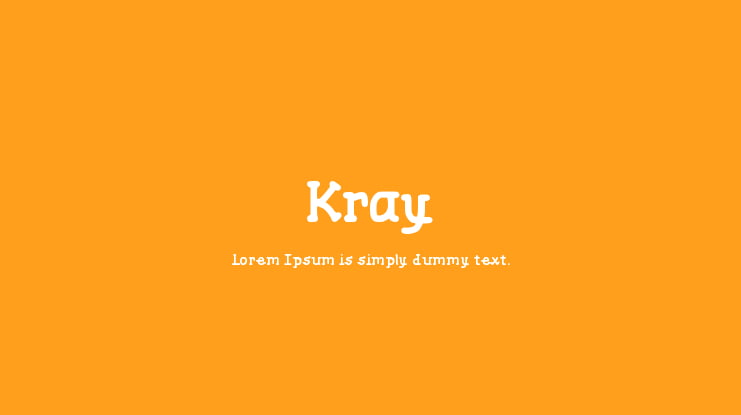 Kray Font