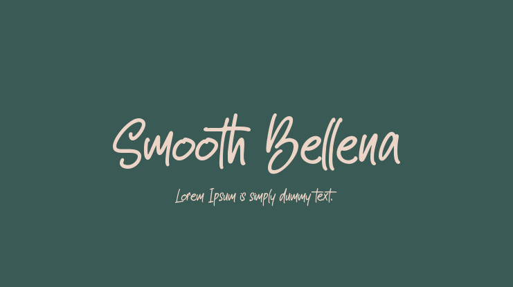 Smooth Bellena Font
