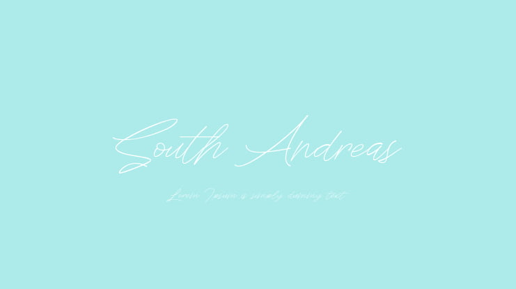 South Andreas Font
