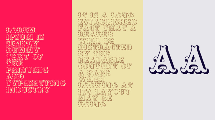 Toskanische Egyptienne Initialen Font Family