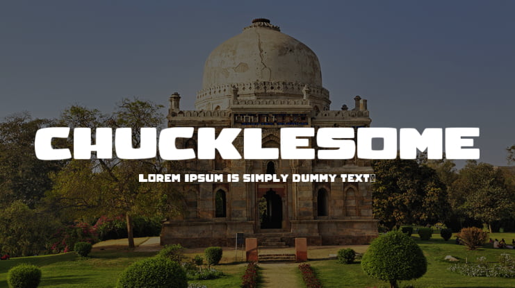 CHUCKLESOME Font