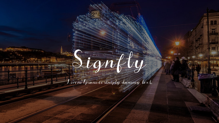 Signfly Font