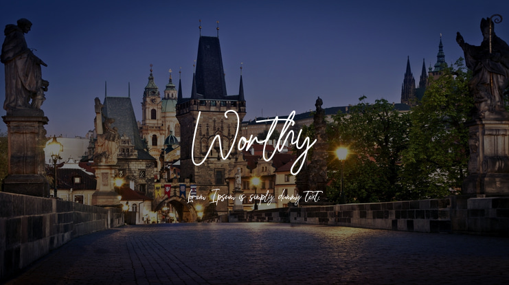 Worthy Font