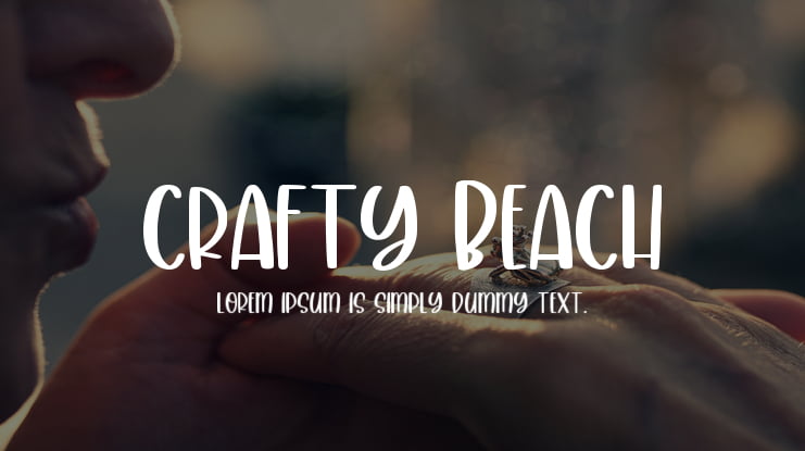 Crafty Beach Font