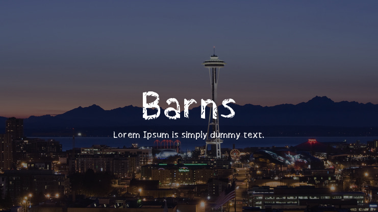 Barns Font