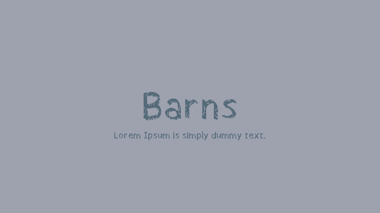 Barns Font