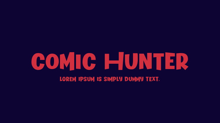 Comic Hunter Font