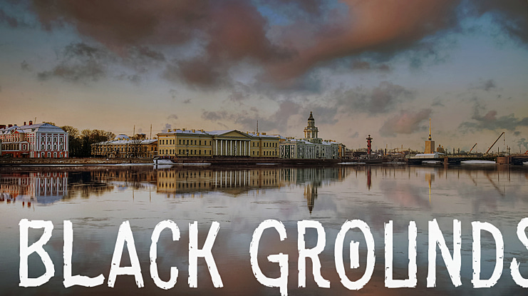 Black Grounds Font