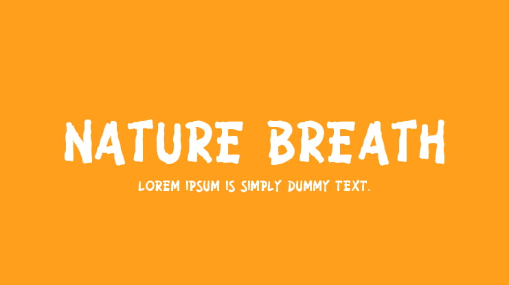 Nature Breath Font