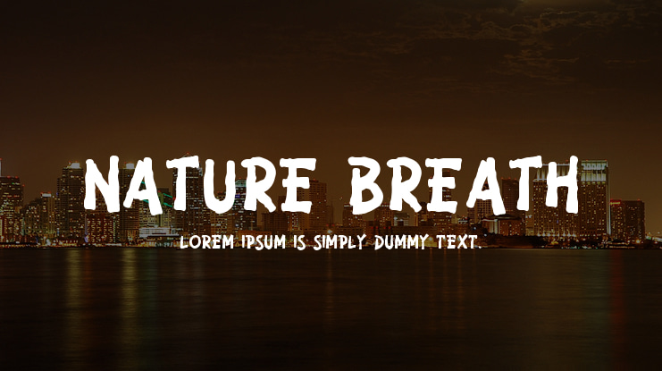 Nature Breath Font