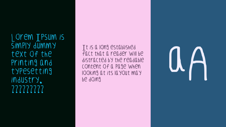 Kid Learning How To Write Font