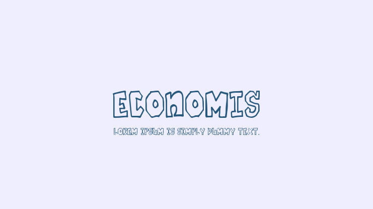 ECONOMIS Font