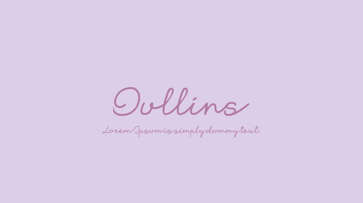 Oullins Font