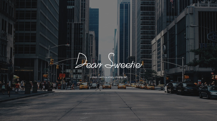 Dear Sweetie Font