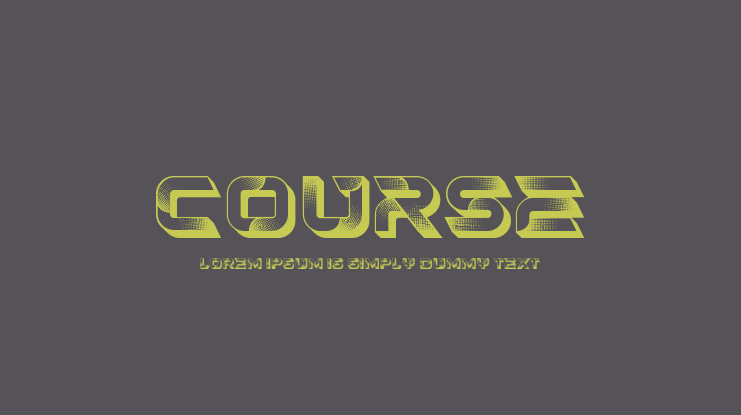 Course Font