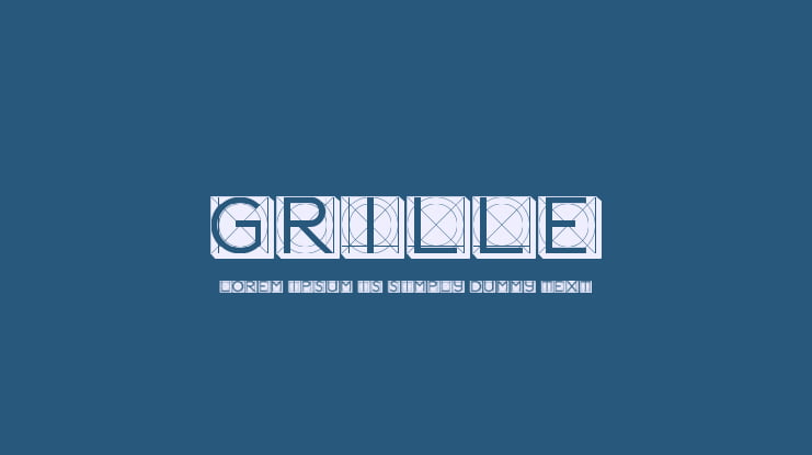 Grille Font Family