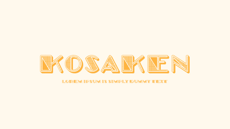 Kosaken Font