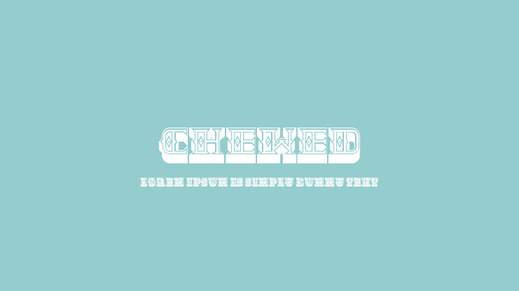 Chewed Font