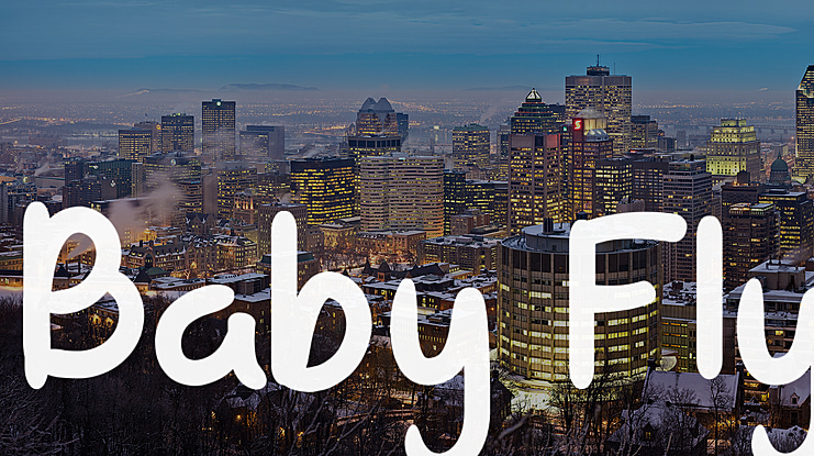 Baby Fly Font