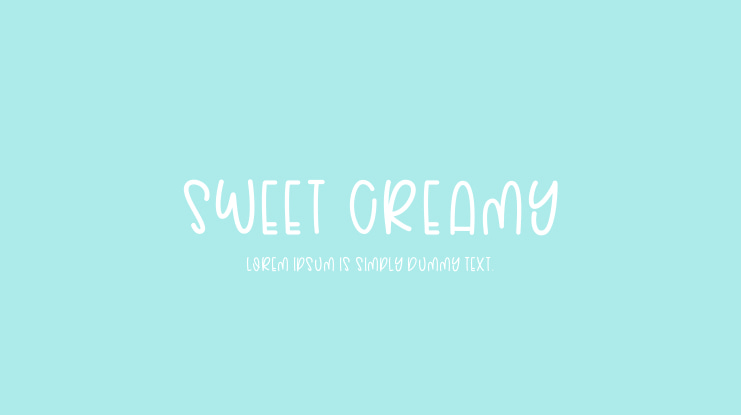 Sweet Creamy Font