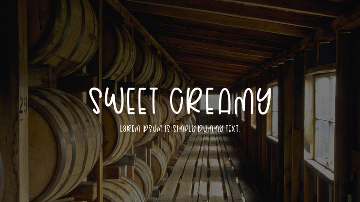 Sweet Creamy Font