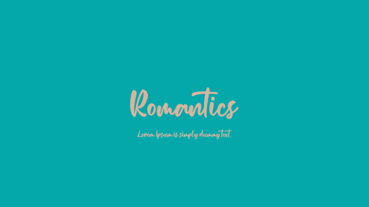 Romantics Font