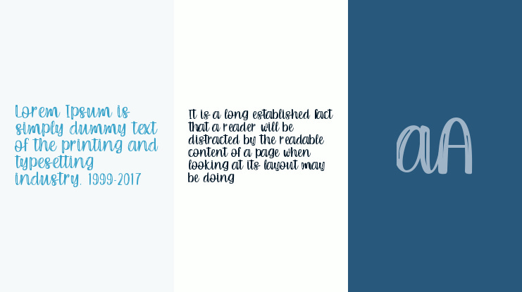 Blue Eyes - Personal Use Font