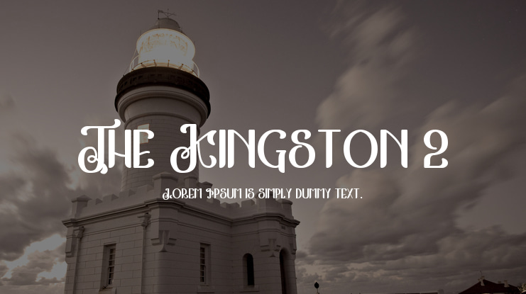 The Kingston 2 Font Family
