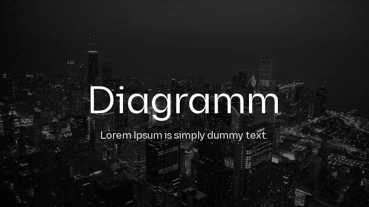 Diagramm Font