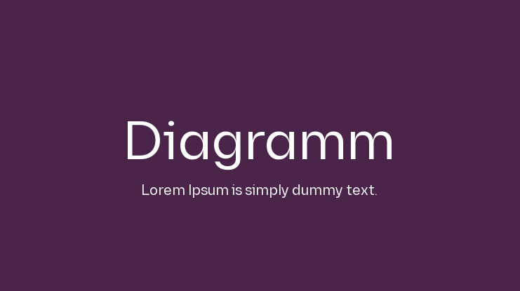 Diagramm Font