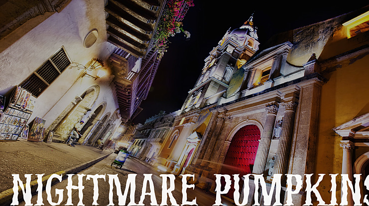 Nightmare Pumpkins Font