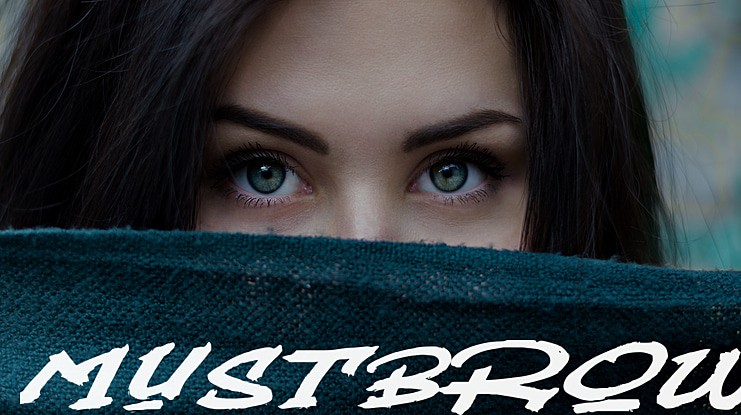 Mustbrow Font