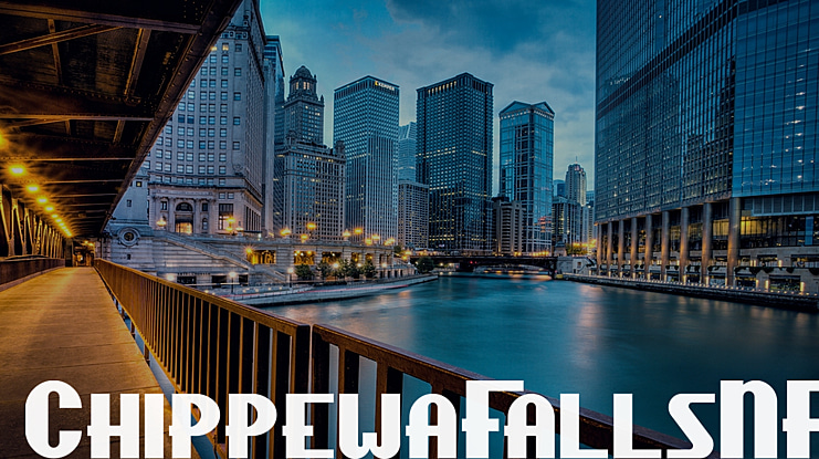 Chippewa Falls NF Font