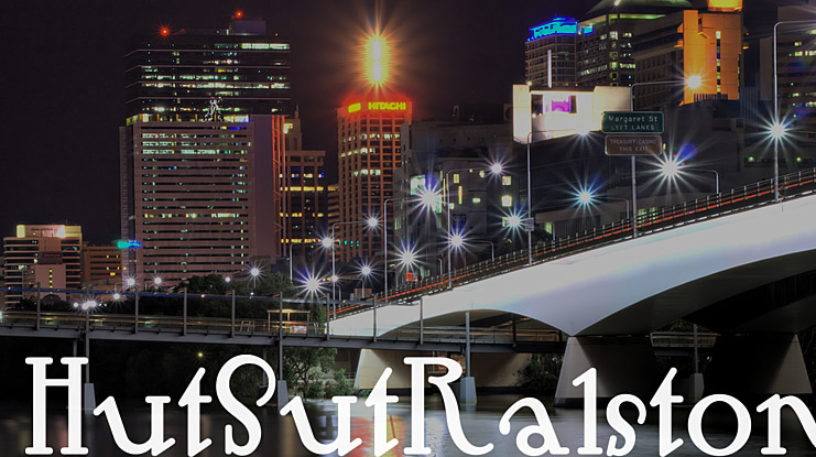 Hut Sut Ralston Font