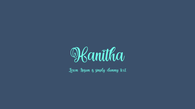 Hanitha Font