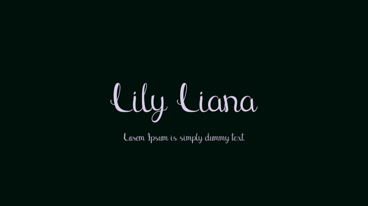 Lily Liana Font